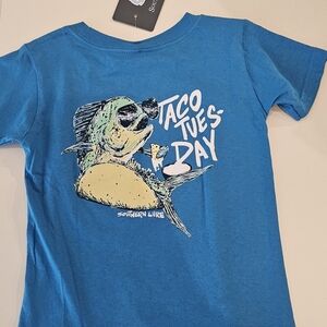 Southern Lure Blue Taco Tuesday Kids Tee